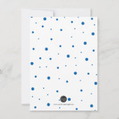 Festive Kaktus BOY BAPTISM Fiesta Einladung (Rückseite)