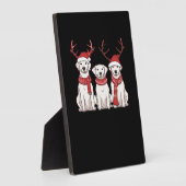 Festive Kuvasz � Christmas Pattern Classic T-Shirt Fotoplatte (Seite)