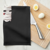 Festive Kuvasz � Christmas Pattern Classic T-Shirt Geschirrtuch (Viertel Falte)