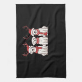 Festive Kuvasz � Christmas Pattern Classic T-Shirt Geschirrtuch (Vertikal)