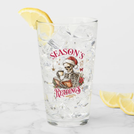 Festive Lektüre  Glas (Vorderseite Ice)