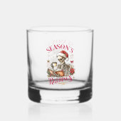 Festive Lektüre  Whiskyglas (Rückseite)
