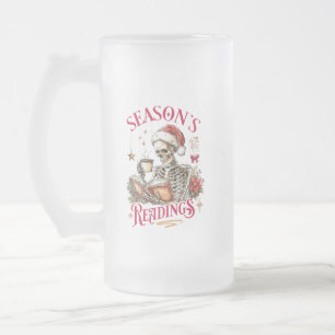 Festive Lesungen Mattglas Bierglas