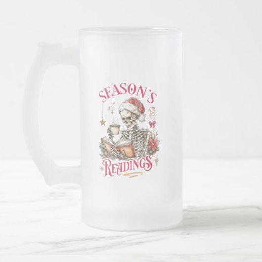 Festive Lesungen  Mattglas Bierglas (Links)