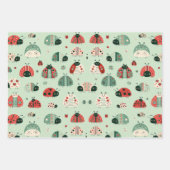 Festive Little Bugs Geschenkpapier Set (Vorderseite 2)