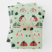 Festive Little Bugs Geschenkpapier Set (Beispiel)