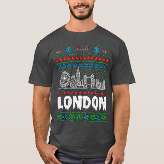 Festive London Vereinigtes Königreich Ugly Christm T-Shirt