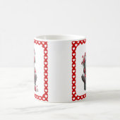 Festive Love Messenger Gnome "Heart and Presents" Kaffeetasse (Mittel)