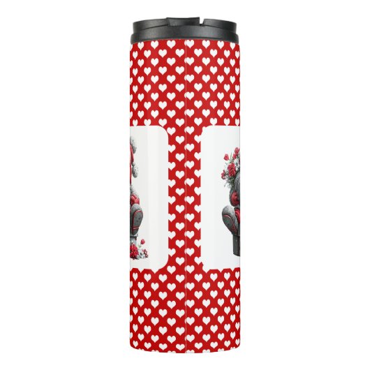 Festive Love Messenger Gnome Thermosbecher (Rückseite)