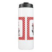 Festive Love Messenger Gnome Thermosbecher (Vorderseite)