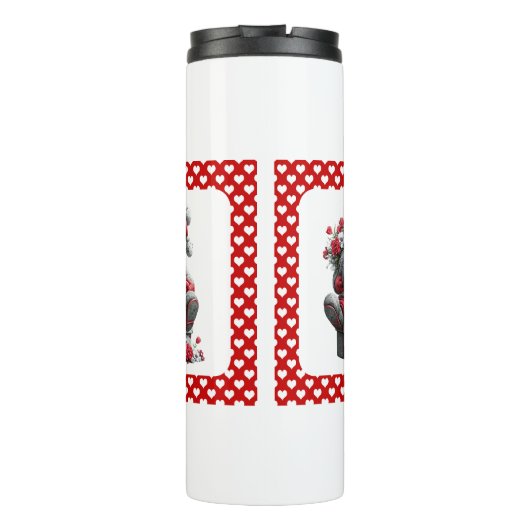 Festive Love Messenger Gnome Thermosbecher (Rückseite)