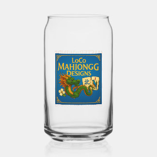 Festive Mahjong Pint Glasses  Dosenglas