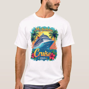 Festive Mein Geburtstag Kreuzfahrtschiff Party 202 T-Shirt