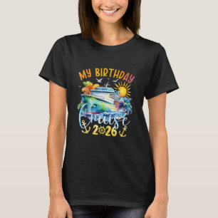 Festive Meine Geburtstags-Kreuzfahrt-Party 2026 Mä T-Shirt
