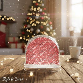 Festive Merry Christmas Patterned Winter Schneekugeln