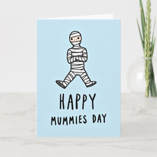 Festive Mummys Day Art Card Karte (Vorderseite)