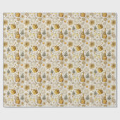 Festive New Year Celebration Geschenkpapier (Flach)