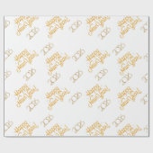 Festive New Year Gift Wrap for Celebrations Geschenkpapier (Flach)