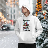 Festive Nordic Gnome Trio with Candles and Winter Hoodie