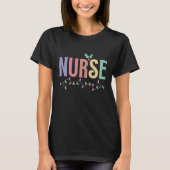 Festive Nurse Lights Christmas Cute  T Shirt (Vorderseite)