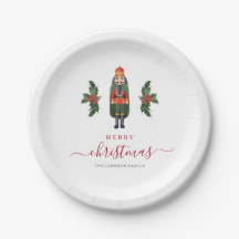 Festive Nutcracker Frohe Weihnachten