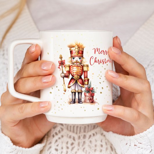 Festive Nutcracker Frohe Weihnachten Zweifarbige Tasse