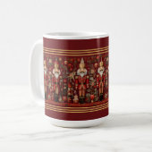 Festive Nutcracker Holiday Mug Kaffeetasse (Vorderseite Links)