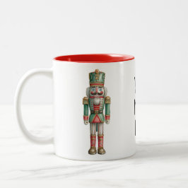 Festive Nutcracker Parade – Personalised Zweifarbige Tasse
