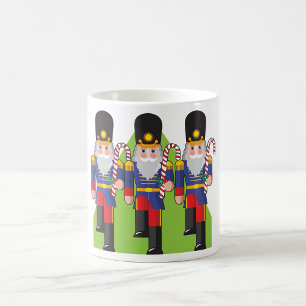 Festive Nutcracker Soldiers mit Candy Canes Kaffeetasse