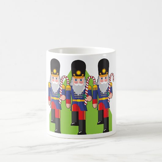 Festive Nutcracker Soldiers mit Candy Canes Kaffeetasse