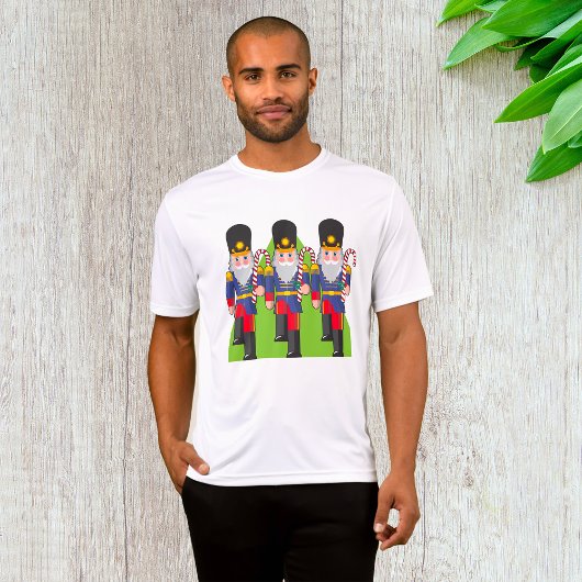 Festive Nutcracker Soldiers mit Candy Canes T-Shirt