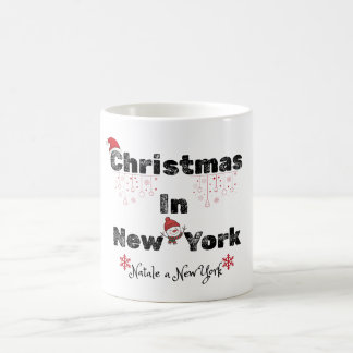 Festive NYC Christmas – English & Italian Kaffeetasse