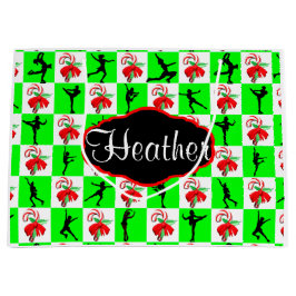 FESTIVE PERSONALISIERT SKATEN GIFT BAG GROßE GESCHENKTÜTE