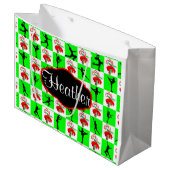 FESTIVE PERSONALISIERT SKATEN GIFT BAG GROßE GESCHENKTÜTE (Vorderseite Schrägansicht)