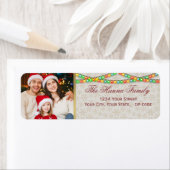 Festive Personalized Family Photo Christmas Lights (Insitu)
