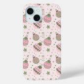 Festive Pink Ornament Phone Case (Rückseite)