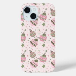 Festive Pink Ornament Phone Case