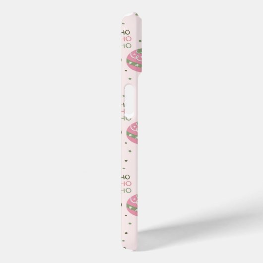 Festive Pink Ornament Phone Case (Rückseite / Rechts)