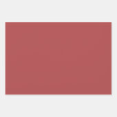 Festive Plaid Red Cream And Green Christmas Geschenkpapier Set (Vorderseite 3)