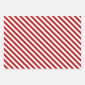 Festive Poinsettia Watercolor Christmas Holiday  Geschenkpapier Set (Vorderseite 2)