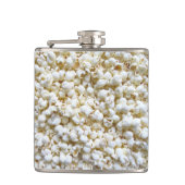 Festive Popcorn Texture Fotografy Decor Flachmann (Vorderseite)