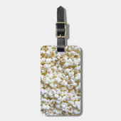 Festive Popcorn Texture Fotografy Decor Gepäckanhänger (Vorderseite vertikal)