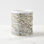 Festive Popcorn Texture Fotografy Decor Jumbo-Tasse (Vorderseite)