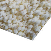 Festive Popcorn Texture Fotografy Decor Schneidebrett (Ecke)