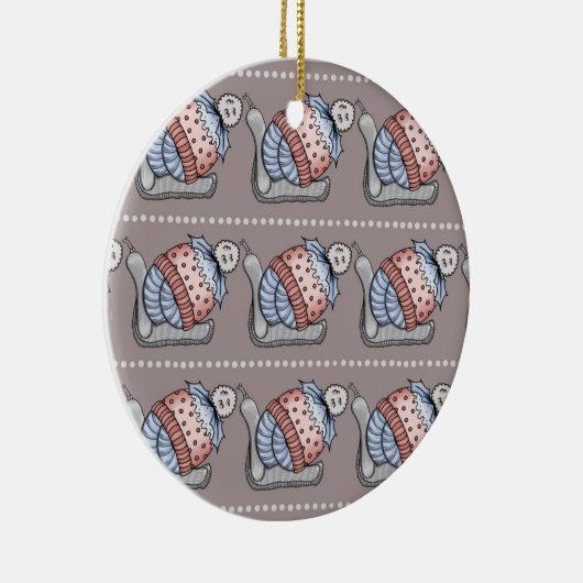 Festive pudding keramik ornament (Rechts)