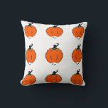Festive Pumpkin Zen Kissen<br><div class="desc">Bring a cozy and festive autumn vibe to your home decor with this Festive Pumpkin Zen pattern. Featuring a playful arrangement of vibrant orange pumpkins,  this professional design is perfect for adding a seasonal touch of warmth and charm."</div>