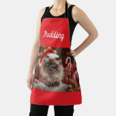 Festive Ragdoll Cat Christmas Personalized Schürze (InSitu)