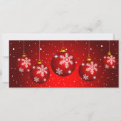 Festive Red Christmas Gift Voucher (Rückseite)