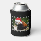 Festive Red Panda Christmas Dosenkühler (Kanne Rückseite)