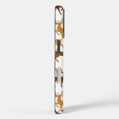 Festive Reindeer Christmas iPhone Case (Rückseite / Rechts)